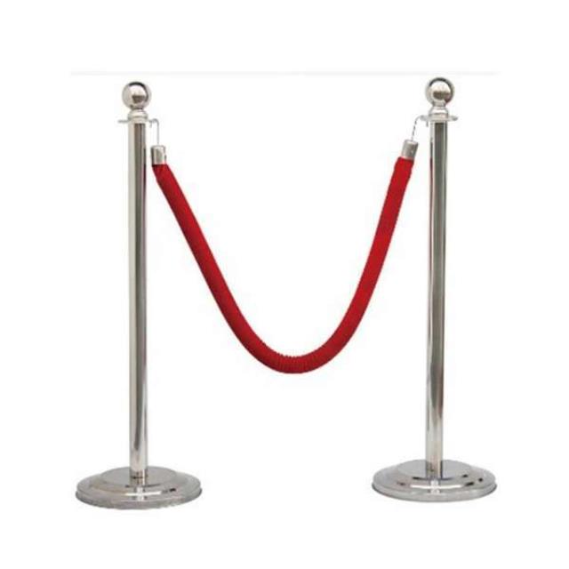 Rental store for STANCHION, Rope Red 9ft in Sudbury MA