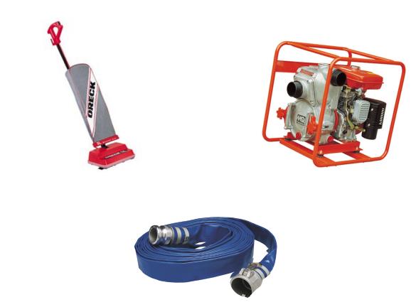 Rent Pumps, Vacuums And Fans
